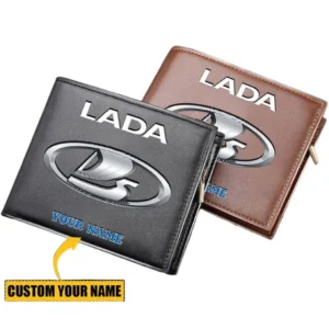 Lada Horizontal Leather Wallet, Gift For Lada Lovers, Gift For Him, Husband, Boyfriend CAR29030625052