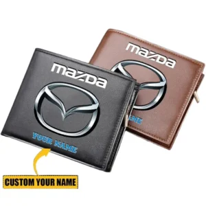 Mazda Horizontal Leather Wallet, Gift For Mazda Lovers, Gift For Him, Husband, Boyfriend CAR29030625061