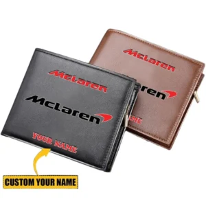 McLaren Horizontal Leather Wallet, Gift For McLaren Lovers, Gift For Him, Husband, Boyfriend CAR29030625062
