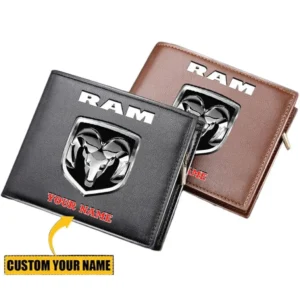 Ram Truck Horizontal Leather Wallet, Gift For Ram Truck Lovers, Gift For Him, Husband, Boyfriend CAR29030625082