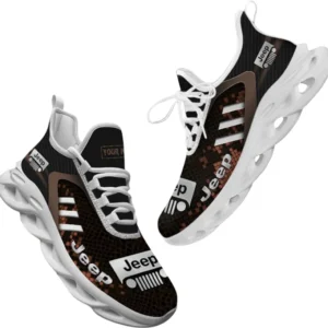Jeep Running Shoes For Men Women, Gift For Jeep Lovers CAR304031825555 - Brown