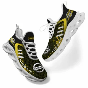 Nissan Running Shoes For Men Women, Gift For Nissan Lovers CAR304031825560 - Yellow