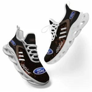 Ford Running Shoes For Men Women, Gift For Ford Lovers CAR304031825563 - Brown