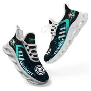 Detroit Diesel Running Shoes For Men Women, Gift For Detroit Diesel Lovers CAR304031825569 - Cyan