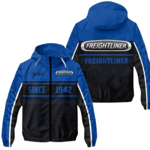 Freightliner Windbreaker Jacket Waterproof, Gift For Freightliner Fan CAR305031825227 - Blue