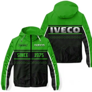 Iveco Windbreaker Jacket Waterproof, Gift For Iveco Fan CAR305031825242 - Green