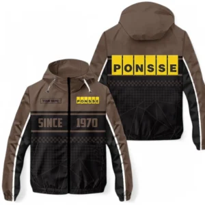 Ponsse Windbreaker Jacket Waterproof, Gift For Ponsse Fan CAR305031825247 - Brown