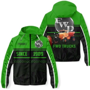 FWD Windbreaker Jacket Waterproof, Gift For FWD Fan CAR305031825254 - Green
