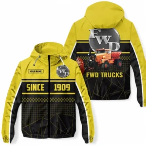 FWD Windbreaker Jacket Waterproof, Gift For FWD Fan CAR305031825254 - Yellow