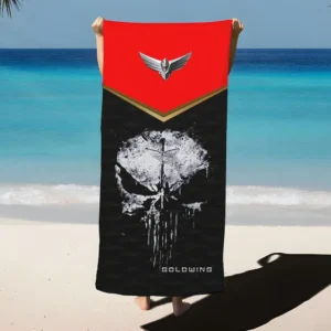 Honda Goldwing Beach Towel, Custom Beach Towels With Logo Honda Goldwing CAR307031925244