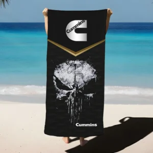 Cummins Beach Towel, Custom Beach Towels With Logo Cummins CAR307031925262