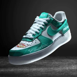 Cadillac Air Low-Top Sneakers, CAR All Over Print Air Low-Top Sneakers - Cyan CAR3103202034