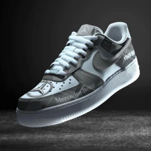 Mercedes-Benz Air Low-Top Sneakers, CAR All Over Print Air Low-Top Sneakers - Grey CAR3103202035