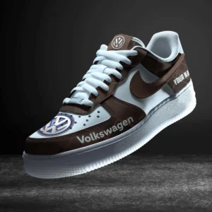 Volkswagen Air Low-Top Sneakers, CAR All Over Print Air Low-Top Sneakers - Brown CAR3103202036