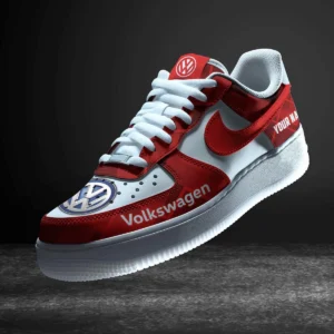 Volkswagen Air Low-Top Sneakers, CAR All Over Print Air Low-Top Sneakers - Red CAR3103202036