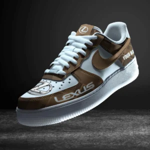Lexus Air Low-Top Sneakers, CAR All Over Print Air Low-Top Sneakers - Brown CAR3103202038