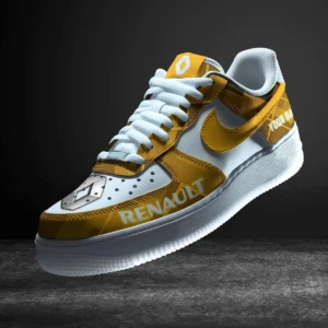 Renault Air Low-Top Sneakers, CAR All Over Print Air Low-Top Sneakers - Yellow CAR3103202049