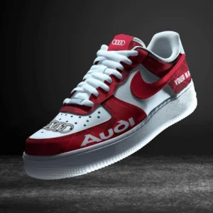 Audi Air Low-Top Sneakers, CAR All Over Print Air Low-Top Sneakers - Red CAR3103202056