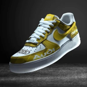Audi Air Low-Top Sneakers, CAR All Over Print Air Low-Top Sneakers - Yellow CAR3103202056