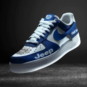 Jeep Air Low-Top Sneakers, CAR All Over Print Air Low-Top Sneakers - Blue CAR3103202058