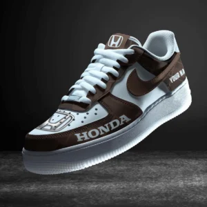 Honda Air Low-Top Sneakers, CAR All Over Print Air Low-Top Sneakers - Brown CAR3103202059