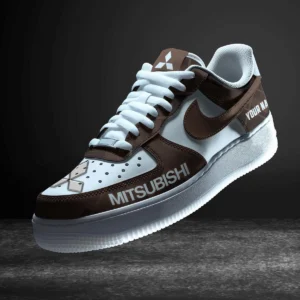 Mitsubishi Air Low-Top Sneakers, CAR All Over Print Air Low-Top Sneakers - Brown CAR3103202063