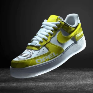 Opel Air Low-Top Sneakers, CAR All Over Print Air Low-Top Sneakers - Yellow CAR3103202068