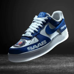 Saab Air Low-Top Sneakers, CAR All Over Print Air Low-Top Sneakers - Blue CAR3103202069