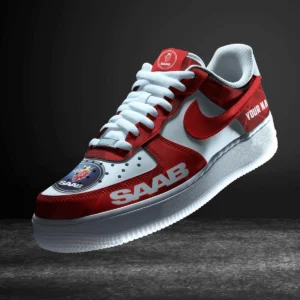 Saab Air Low-Top Sneakers, CAR All Over Print Air Low-Top Sneakers - Red CAR3103202069