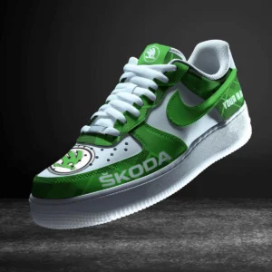 Skoda Air Low-Top Sneakers, CAR All Over Print Air Low-Top Sneakers - Green CAR3103202072