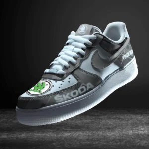 Skoda Air Low-Top Sneakers, CAR All Over Print Air Low-Top Sneakers - Grey CAR3103202072