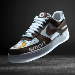 Smart Air Low-Top Sneakers, CAR All Over Print Air Low-Top Sneakers - Brown CAR3103202077