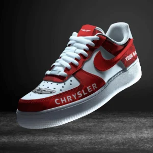 Chrysler Air Low-Top Sneakers, CAR All Over Print Air Low-Top Sneakers - Red CAR3103202080