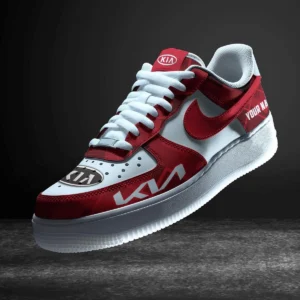 Kia Air Low-Top Sneakers, CAR All Over Print Air Low-Top Sneakers - Red CAR3103202086