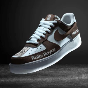Rolls Royce Air Low-Top Sneakers, CAR All Over Print Air Low-Top Sneakers - Brown CAR3103202087
