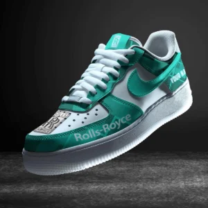 Rolls Royce Air Low-Top Sneakers, CAR All Over Print Air Low-Top Sneakers - Cyan CAR3103202087