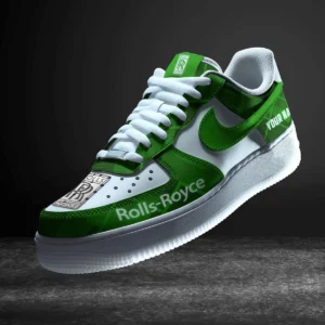 Rolls Royce Air Low-Top Sneakers, CAR All Over Print Air Low-Top Sneakers - Green CAR3103202087