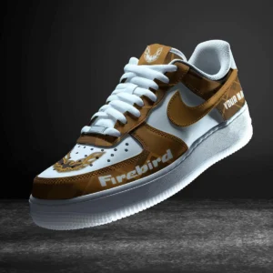 Firebird Pontiac Air Low-Top Sneakers, CAR All Over Print Air Low-Top Sneakers - Brown CAR3103202088
