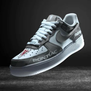 Pontiac Air Low-Top Sneakers, CAR All Over Print Air Low-Top Sneakers - Grey CAR3103202089