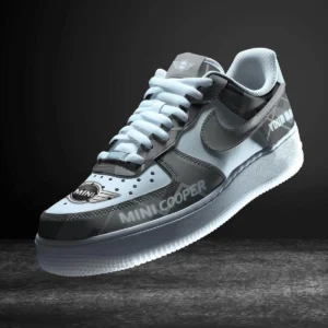 Mini cooper Air Low-Top Sneakers, CAR All Over Print Air Low-Top Sneakers - Grey CAR3103202091