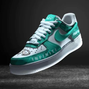 Infiniti Air Low-Top Sneakers, CAR All Over Print Air Low-Top Sneakers - Cyan CAR3103202093