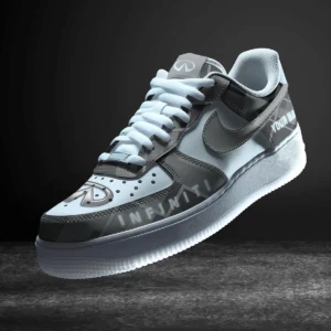 Infiniti Air Low-Top Sneakers, CAR All Over Print Air Low-Top Sneakers - Grey CAR3103202093