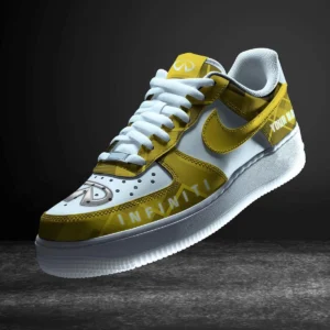 Infiniti Air Low-Top Sneakers, CAR All Over Print Air Low-Top Sneakers - Yellow CAR3103202093