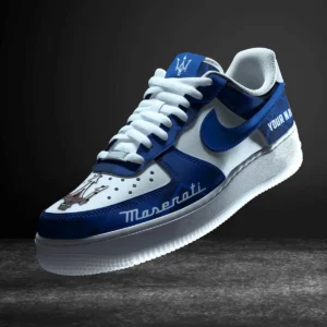 Maserati Air Low-Top Sneakers, CAR All Over Print Air Low-Top Sneakers - Blue CAR3103202094