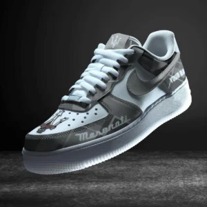 Maserati Air Low-Top Sneakers, CAR All Over Print Air Low-Top Sneakers - Grey CAR3103202094