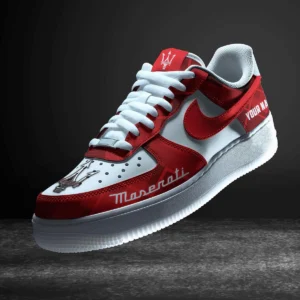 Maserati Air Low-Top Sneakers, CAR All Over Print Air Low-Top Sneakers - Red CAR3103202094