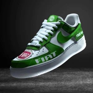 Fiat Air Low-Top Sneakers, CAR All Over Print Air Low-Top Sneakers - Green CAR3103202097