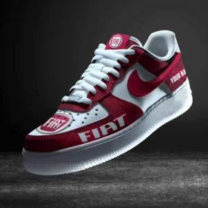 Fiat Air Low-Top Sneakers, CAR All Over Print Air Low-Top Sneakers - Red CAR3103202097