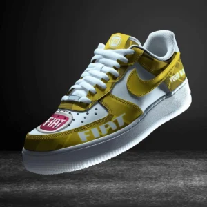 Fiat Air Low-Top Sneakers, CAR All Over Print Air Low-Top Sneakers - Yellow CAR3103202097