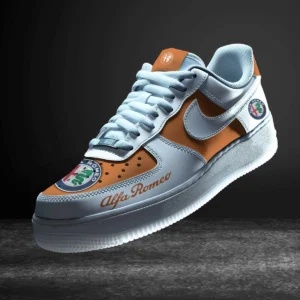Alfa Romeo Air Low-Top Sneakers, CAR All Over Print Air Low-Top Sneakers - Orange CAR316032228